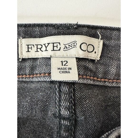 FRYE‎ Flare Jeans women Size 12 Black Stretch Flare Leg - Picture 3 of 8